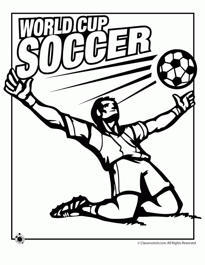 Printable Soccer Coloring Pages Coloring Home