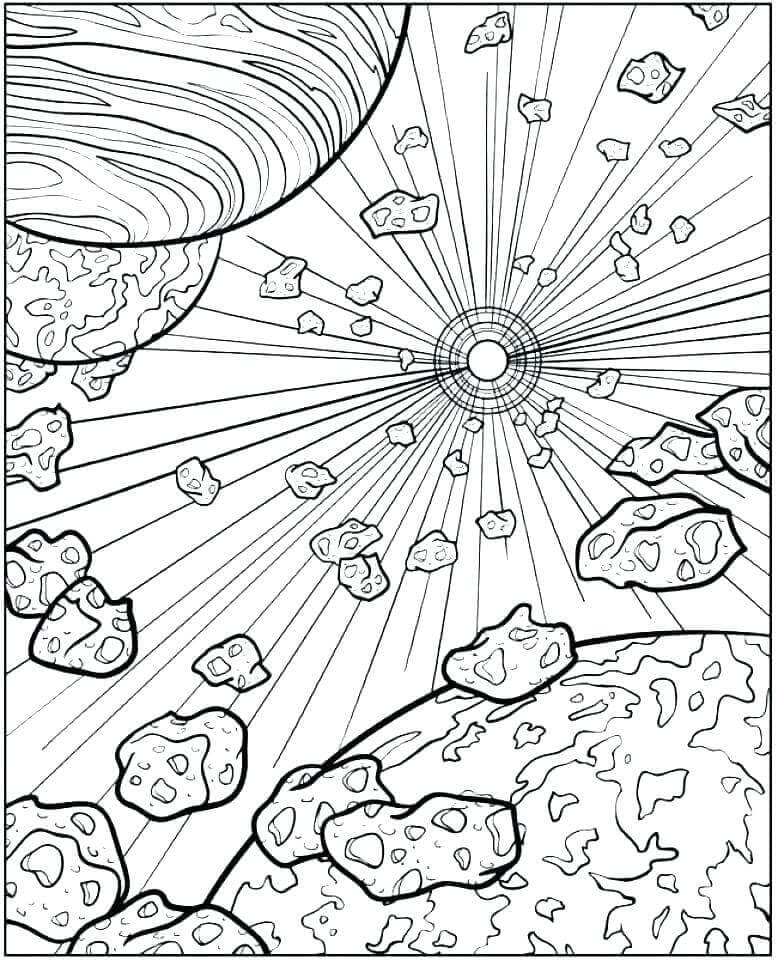 Printable Space Coloring Pages