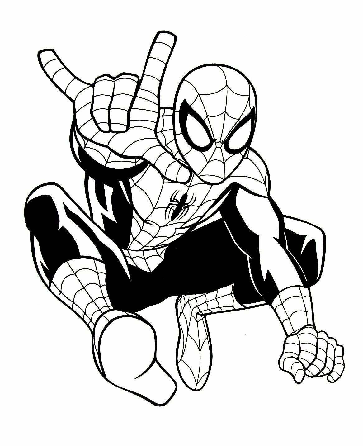 Printable Spiderman Coloring Pages Printable Spiderman Coloring Pages