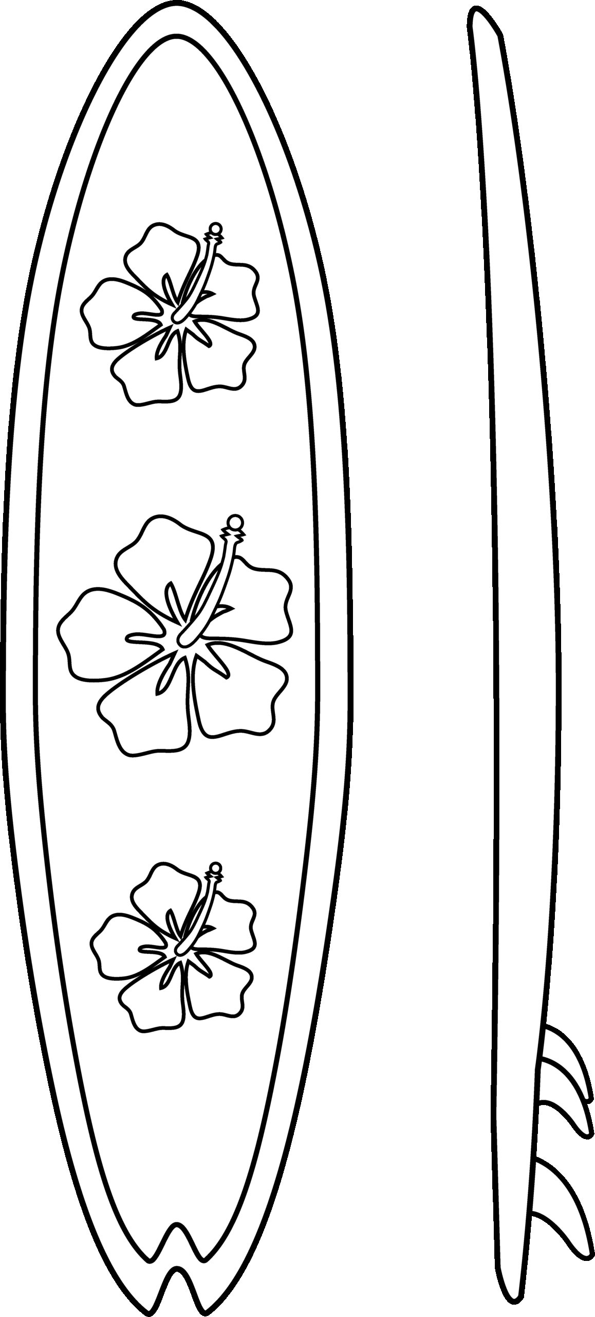 Printable Surfboard Coloring Pages Printable Surfboard Coloring Pages