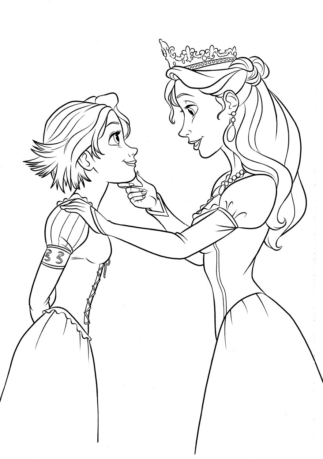 Printable Tangled Coloring Pages Printable Tangled Coloring Pages