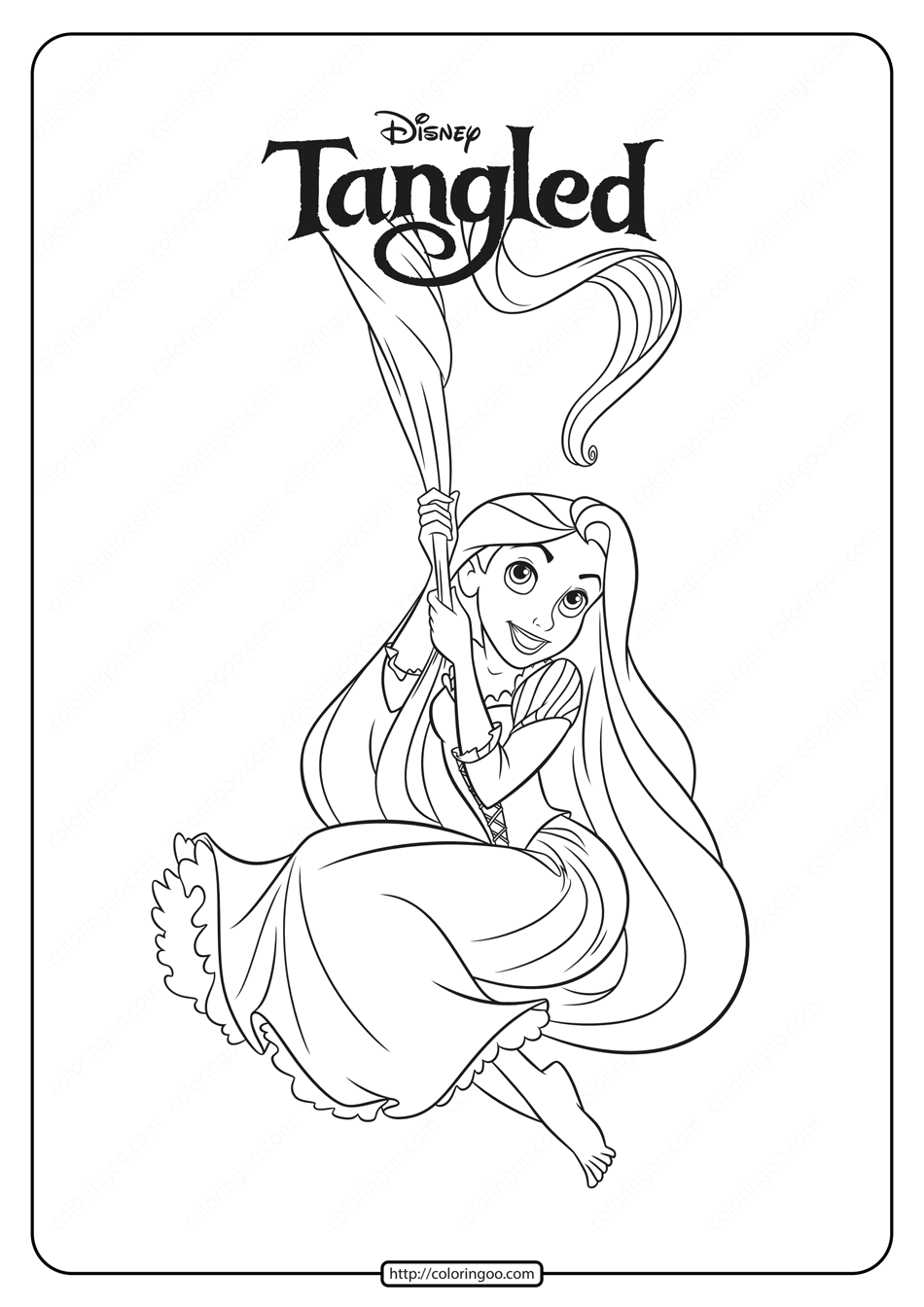 Tangled Printable Coloring Pages Tangled Printable Coloring Pages