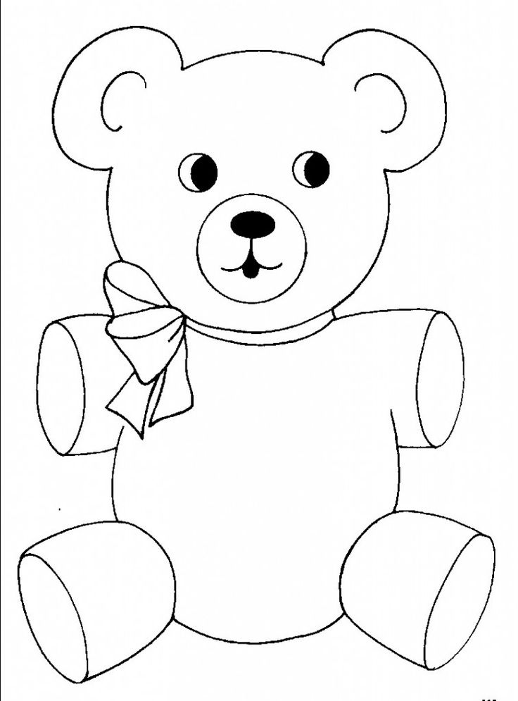 Printable Teddy Bear Coloring Pages Printable Teddy Bear Coloring Pages