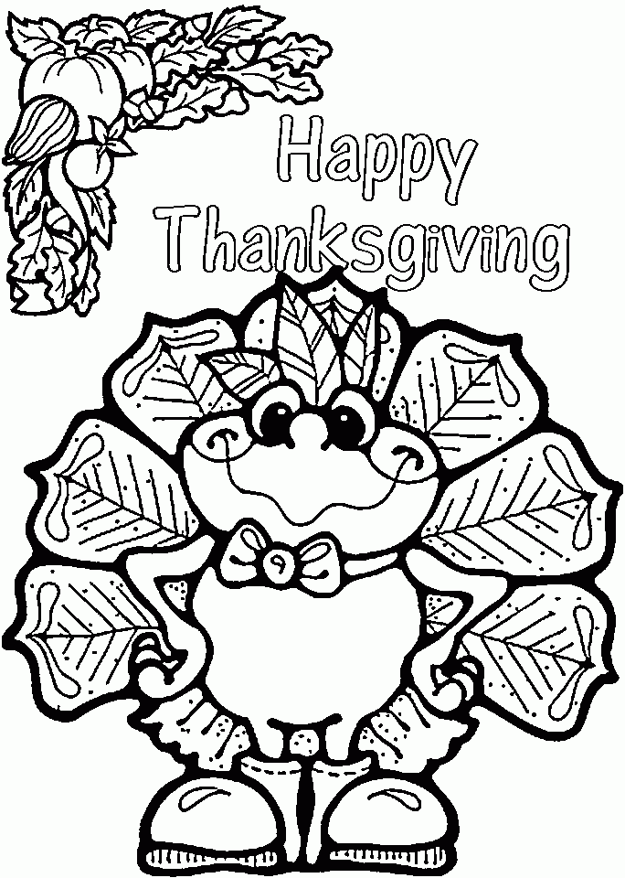 Turkey Coloring Pages Printable