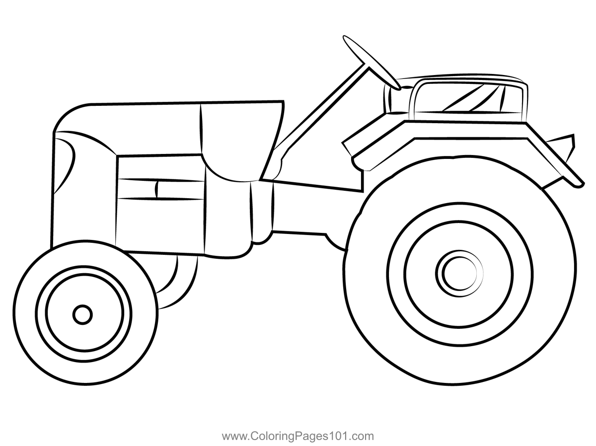 Printable Tractor Coloring Pages Printable Tractor Coloring Pages