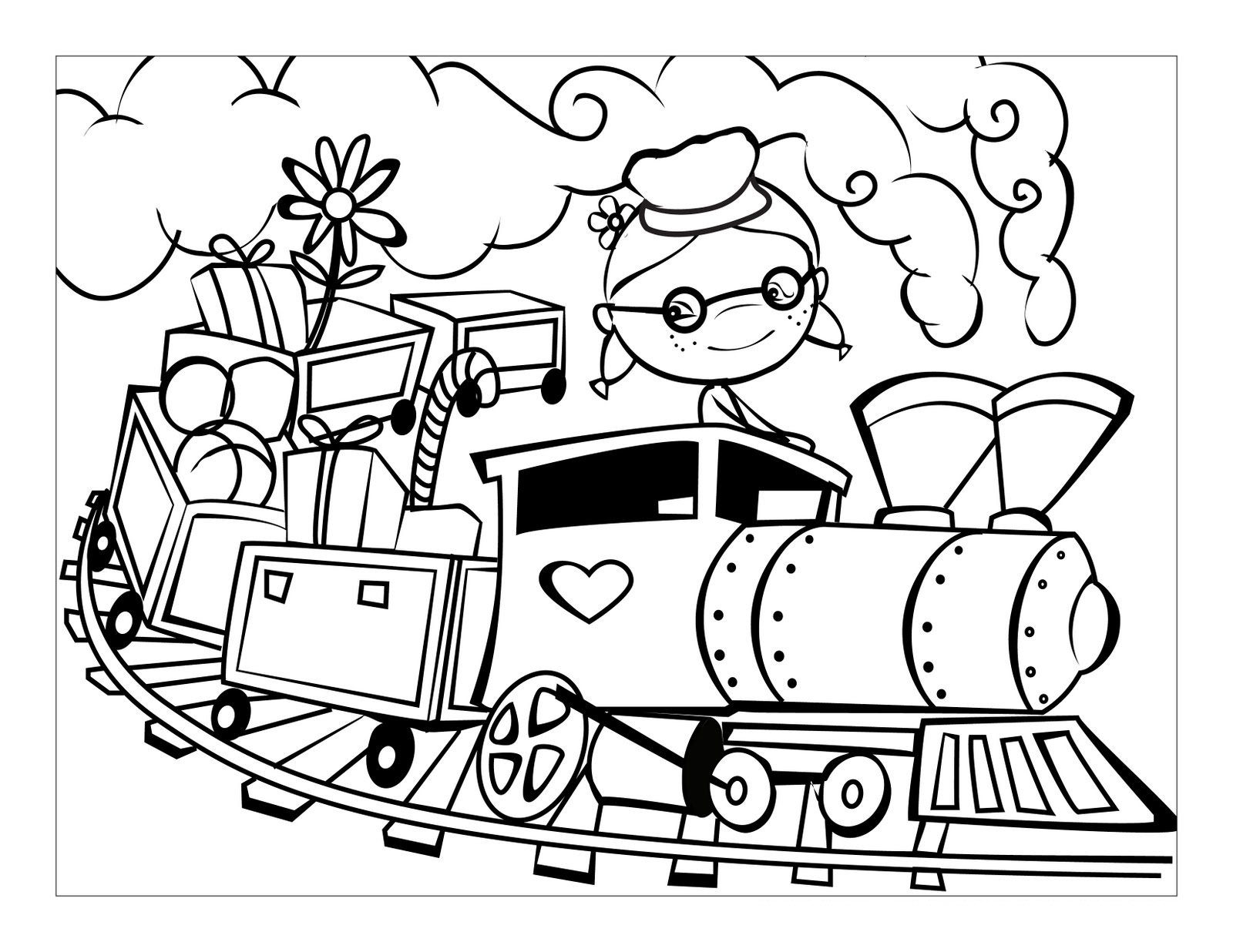 Printable Train Coloring Pages Portal Tribun Printable Train Coloring Pages Portal Tribun