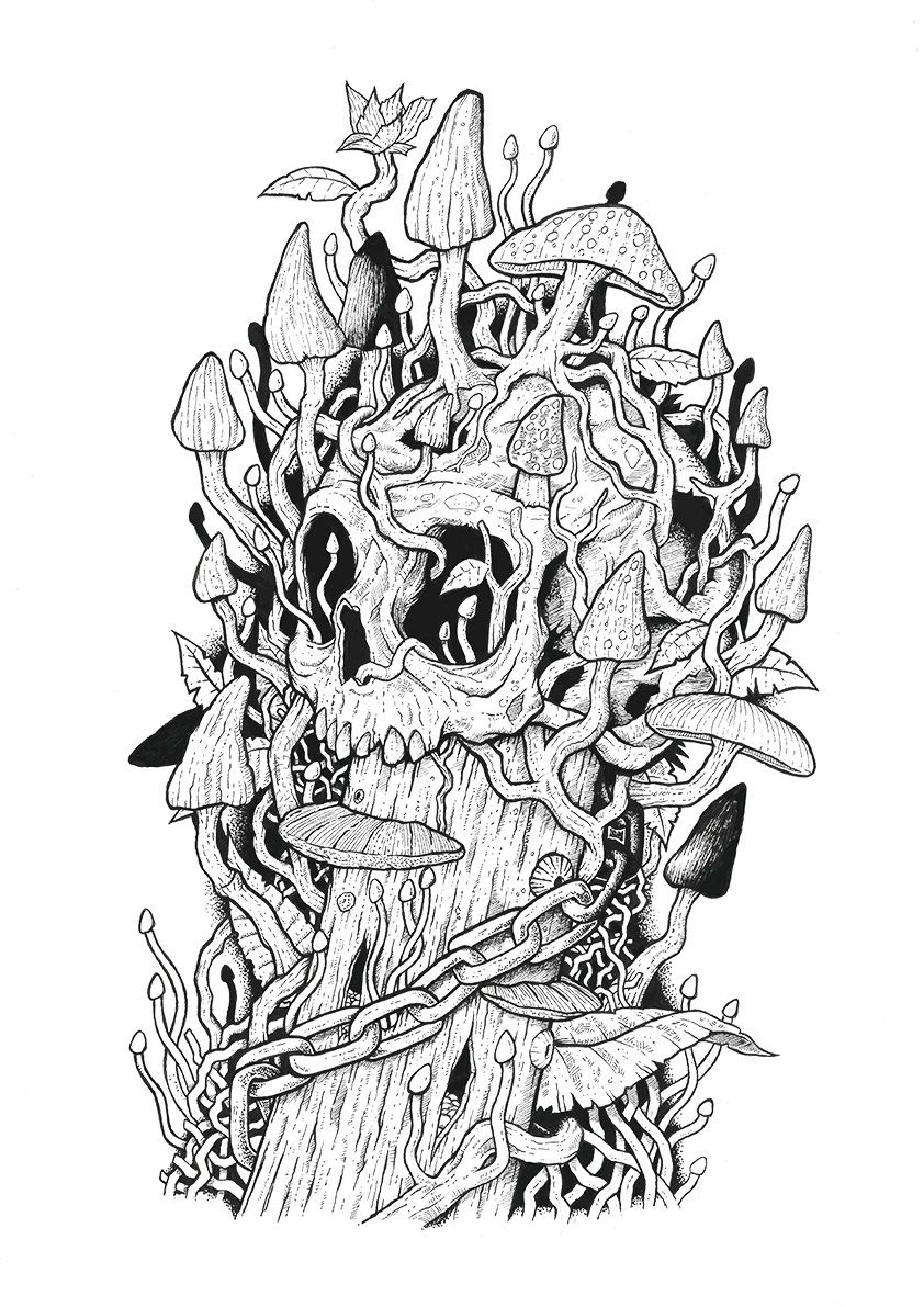 Printable Trippy Mushroom Coloring Pages Printable Word Searches Printable Trippy Mushroom Coloring Pages Printable Word Searches
