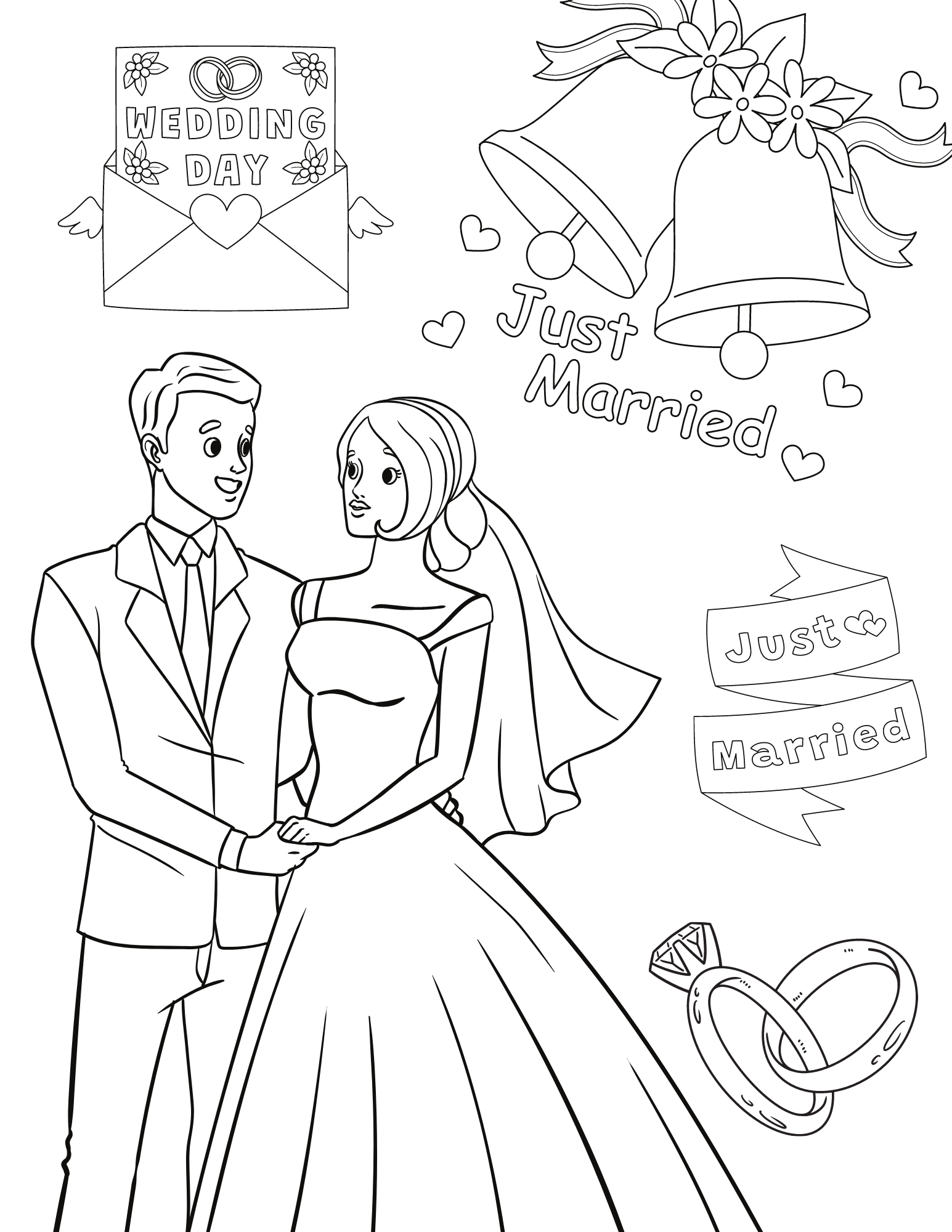 Printable Wedding Coloring Book Pages A Fun And Creative Way To Printable Wedding Coloring Book Pages A Fun And Creative Way To