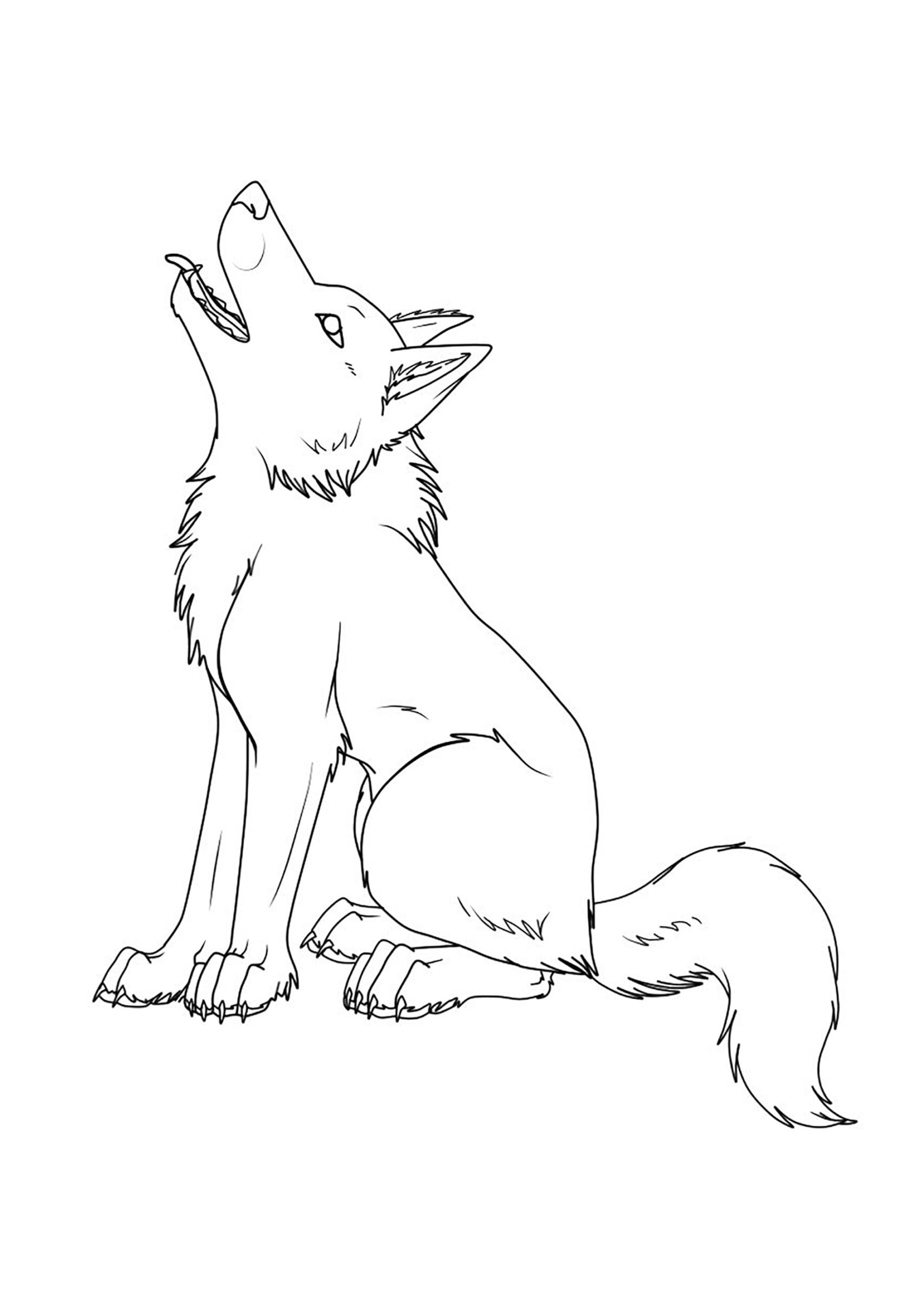 Printable Wolf Coloring Pages Printable Wolf Coloring Pages