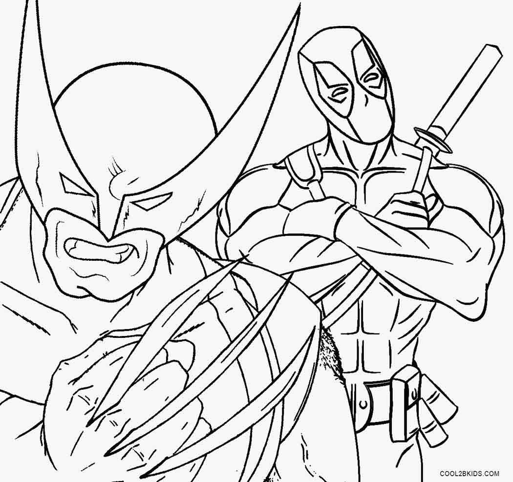 Printable Wolverine Coloring Pages Printable Wolverine Coloring Pages