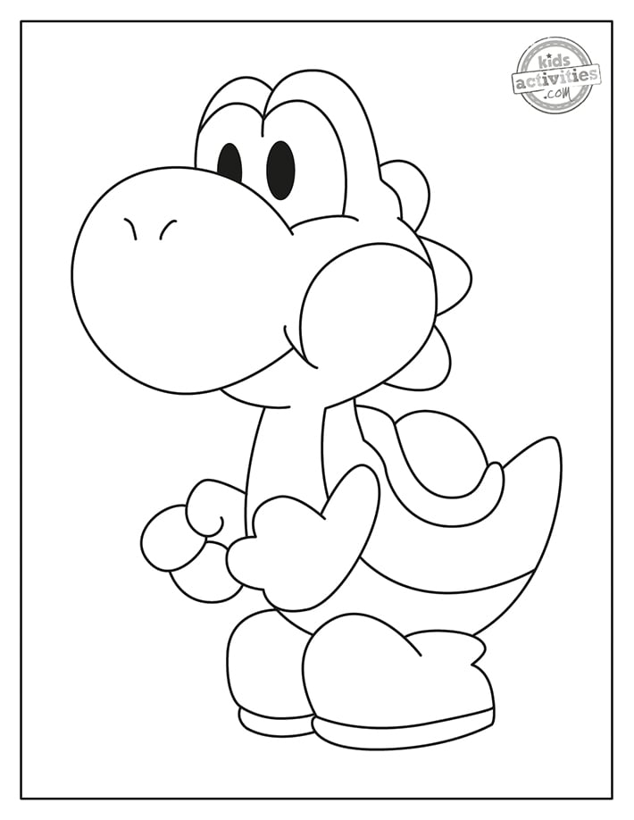 Printable Yoshi Coloring Pages Printable Yoshi Coloring Pages