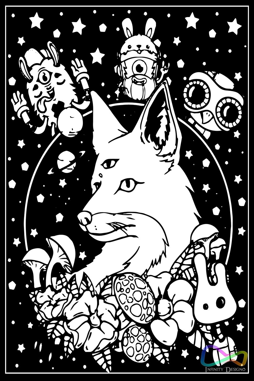 Psychedelic Black Background Coloring Pages Something Beautiful Psychedelic Black Background Coloring Pages Something Beautiful