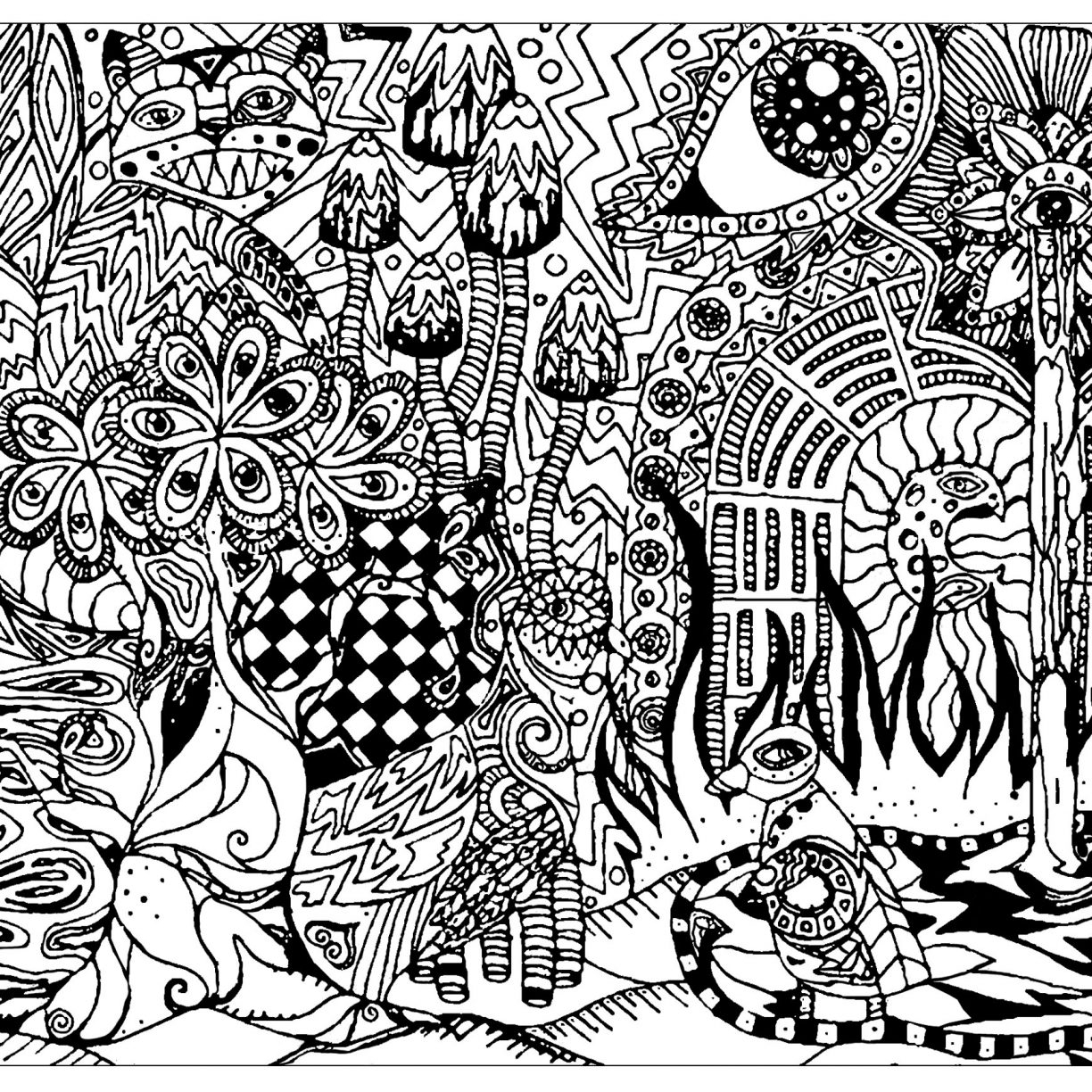 Psychedelic Coloring Pages Print At GetColorings Free Printable Psychedelic Coloring Pages Print At GetColorings Free Printable
