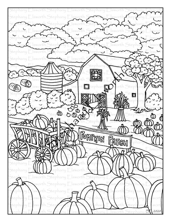Pumpkin Patch Coloring Pages Free Printable Pumpkin Patch Coloring Pages Free Printable