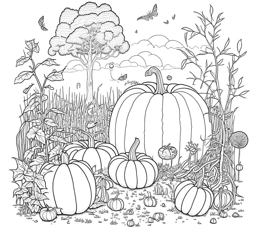 Pumpkin Patch Coloring Pages Free Printable Pumpkin Patch Coloring Pages Free Printable