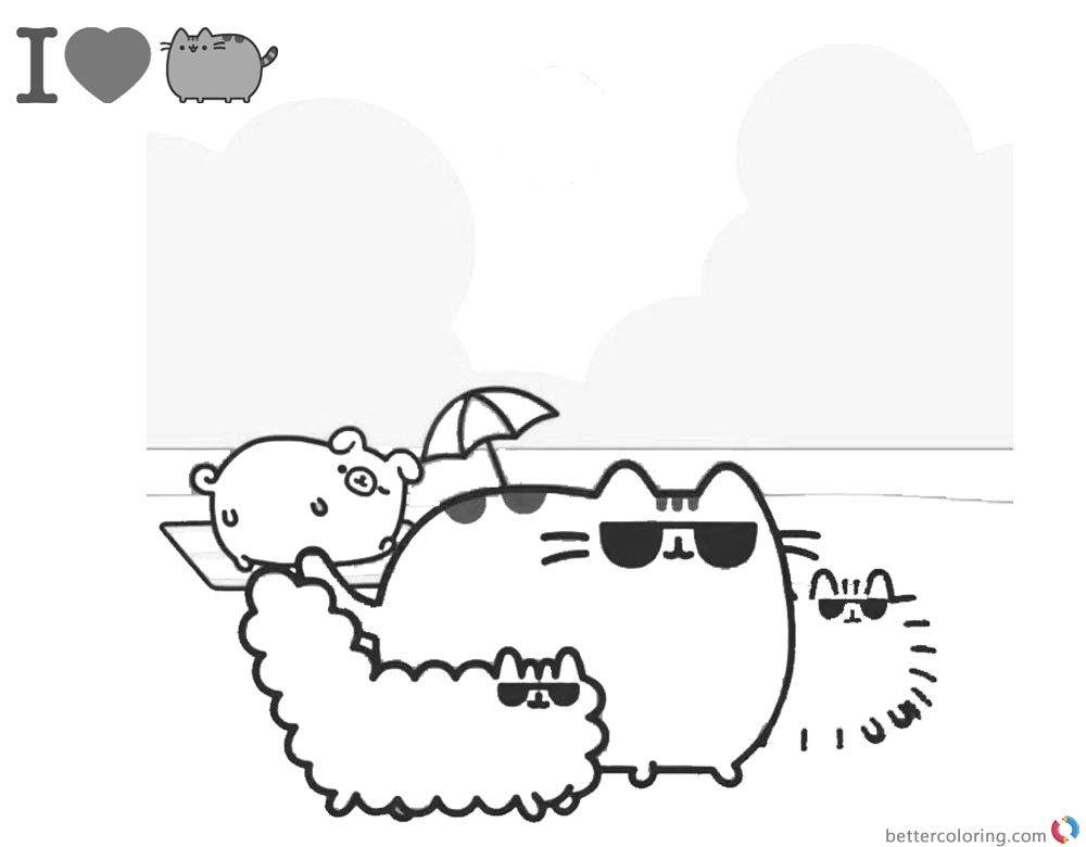 Pusheen Printable Coloring Pages Pusheen Printable Coloring Pages