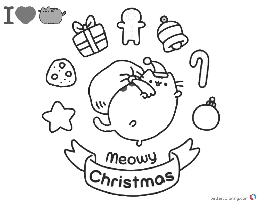 Pusheen Coloring Pages Printable Pusheen Coloring Pages Printable