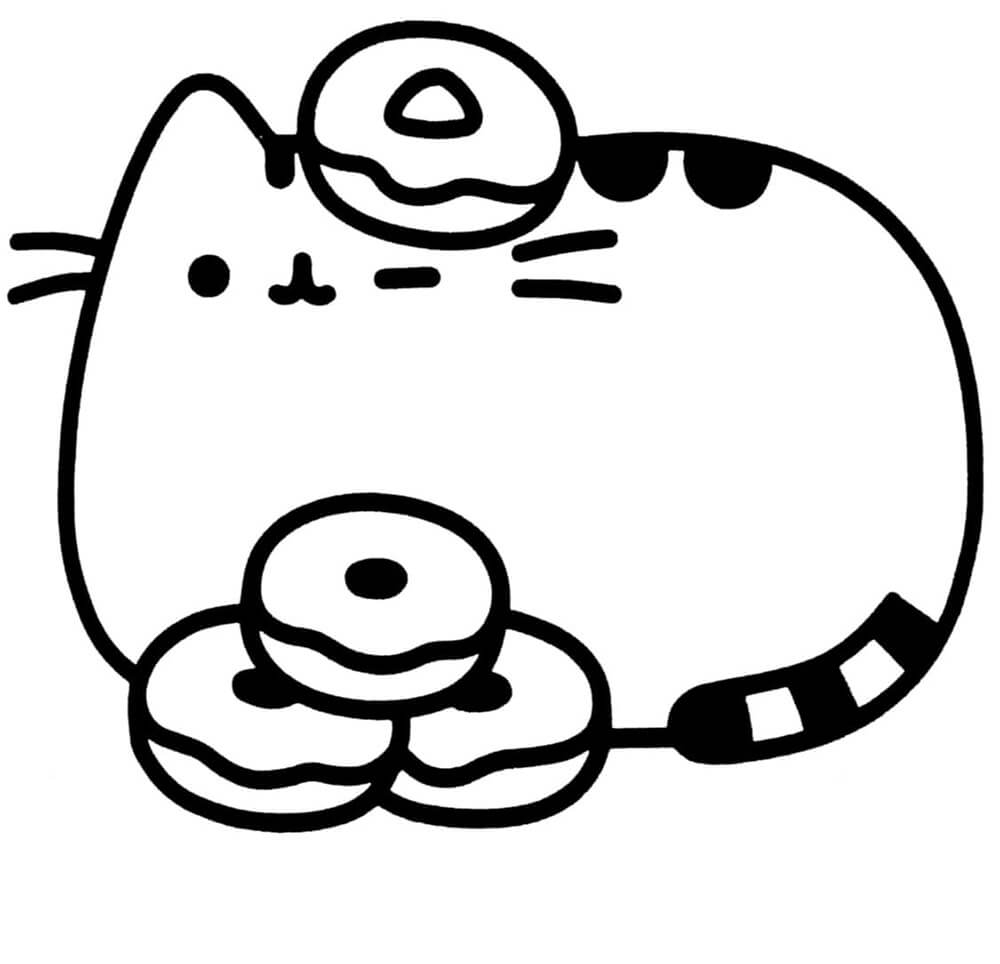 Printable Cute Pusheen Coloring Pages Printable Cute Pusheen Coloring Pages