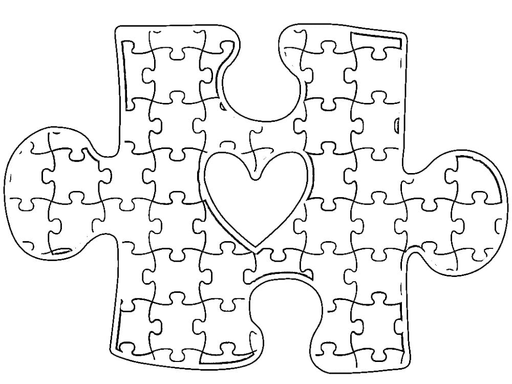 Puzzle Piece Autism Awareness Coloring Page Free Printable Coloring Puzzle Piece Autism Awareness Coloring Page Free Printable Coloring