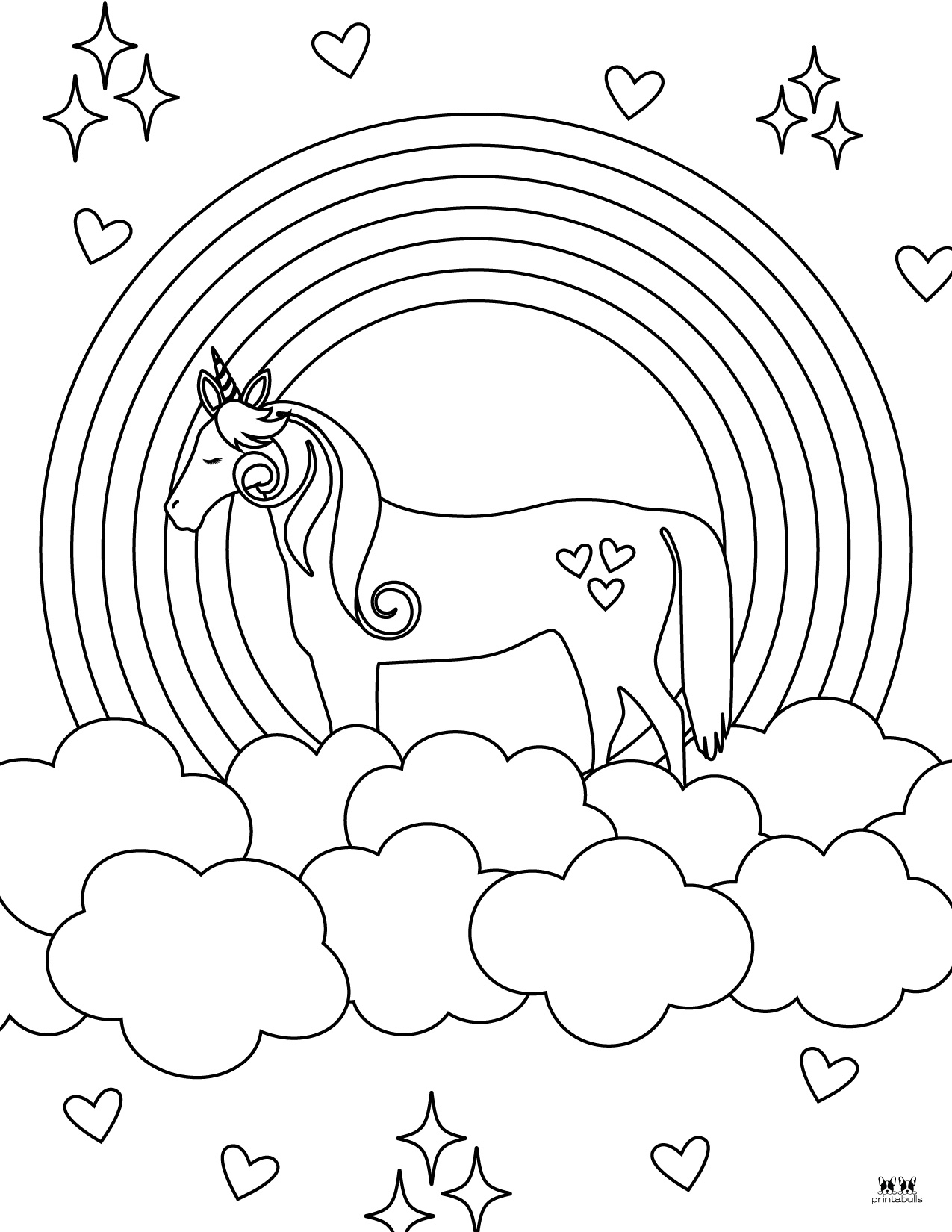 Rainbow Coloring Pages Free Printable Rainbow Coloring Pages Free Printable