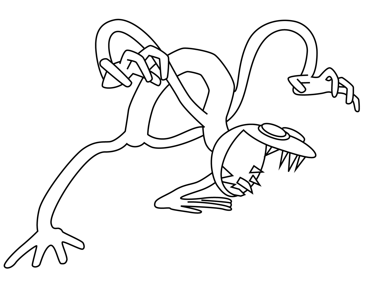 Rainbow Friends Coloring Pages Printable Pdf Coloringfolder