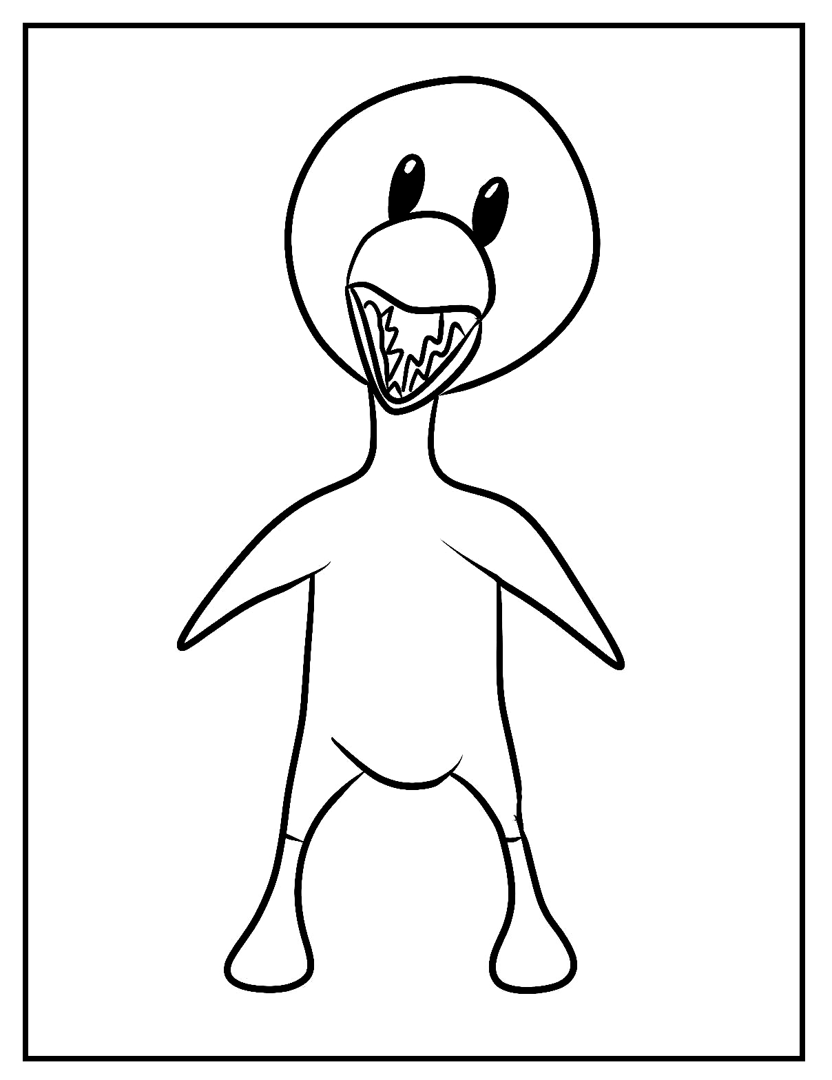 Rainbow Friends Coloring Sheet Printable Prntbl Rainbow Friends Coloring Sheet Printable Prntbl