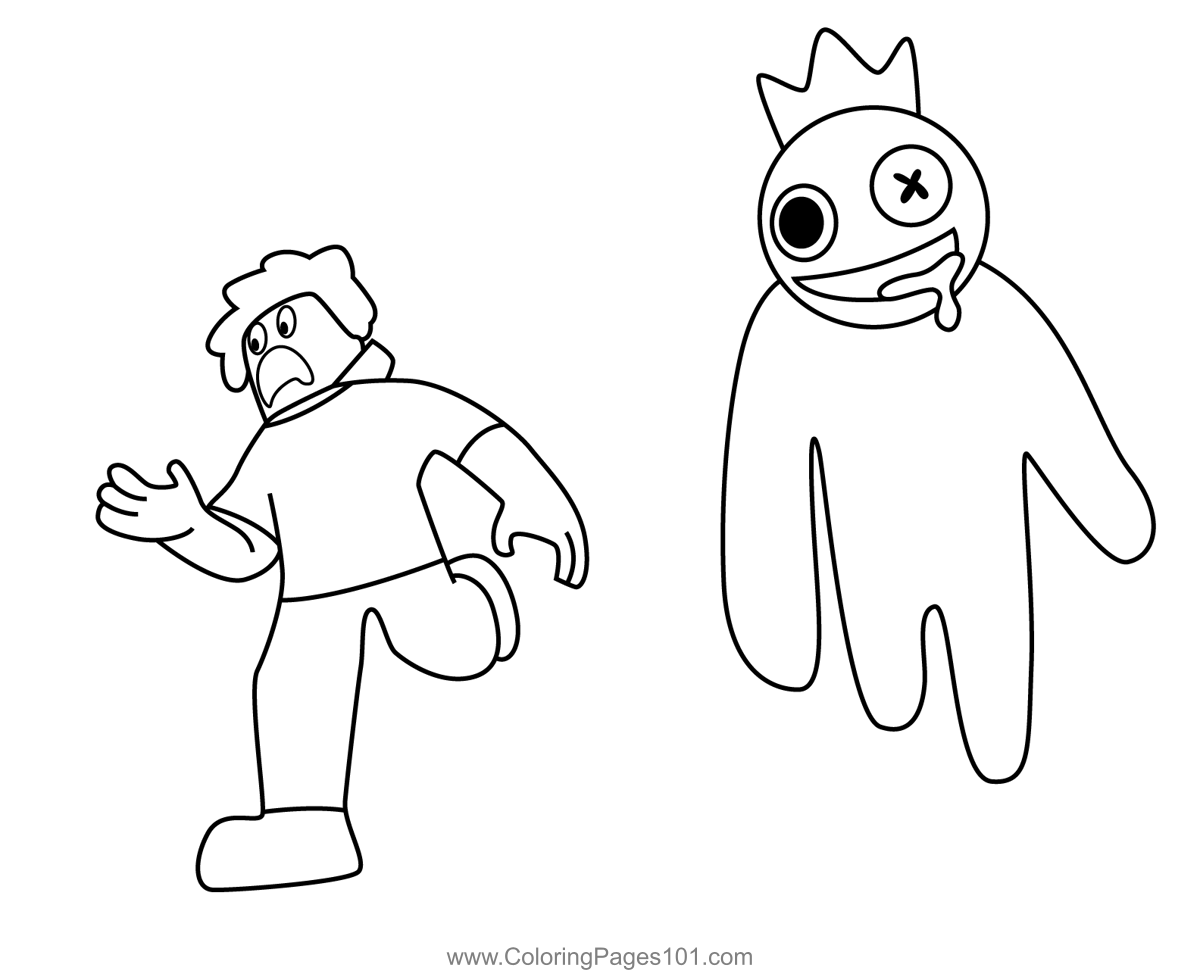 Rainbow Friends Roblox Colouring Pages Free Printable Templates Rainbow Friends Roblox Colouring Pages Free Printable Templates