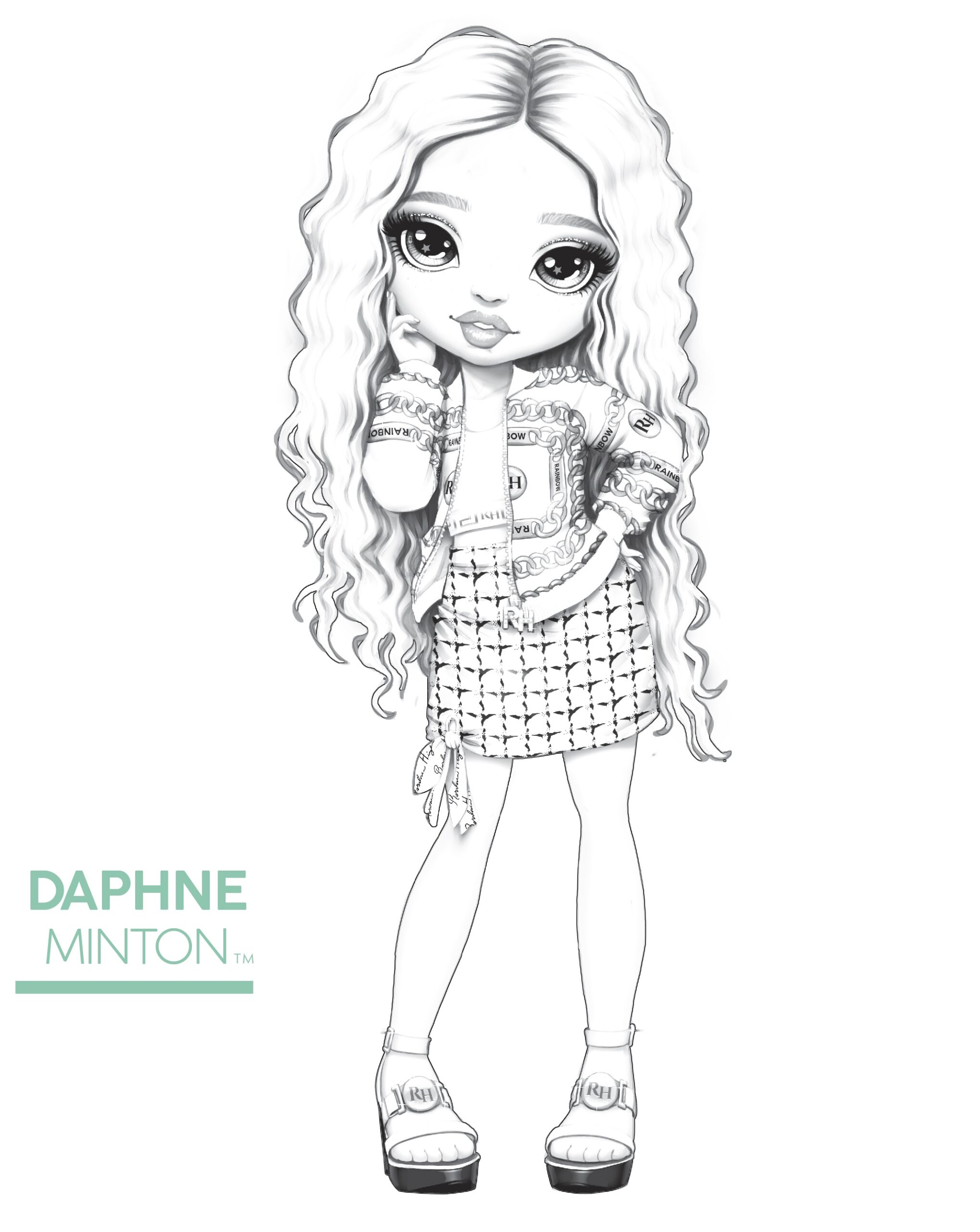 Rainbow High Printable Coloring Pages