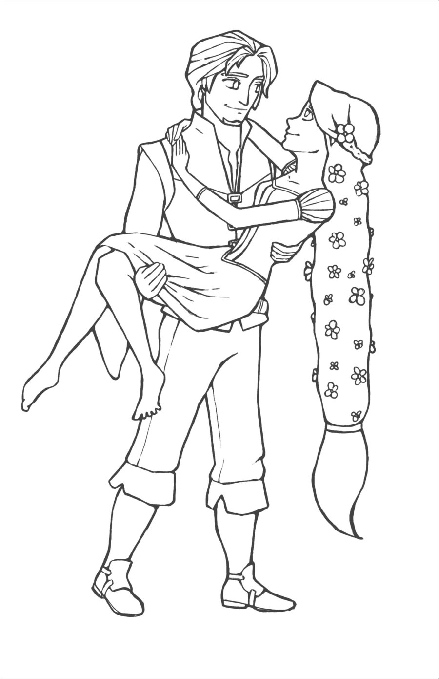 Rapunzel Coloring Page Printable Rapunzel Coloring Page Printable