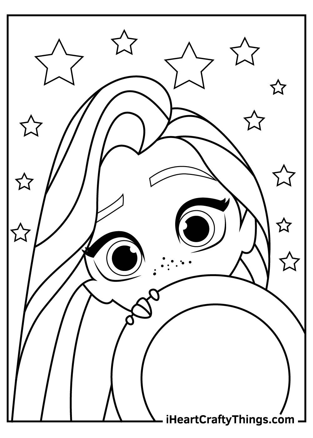 Rapunzel Coloring Page Printable Rapunzel Coloring Page Printable