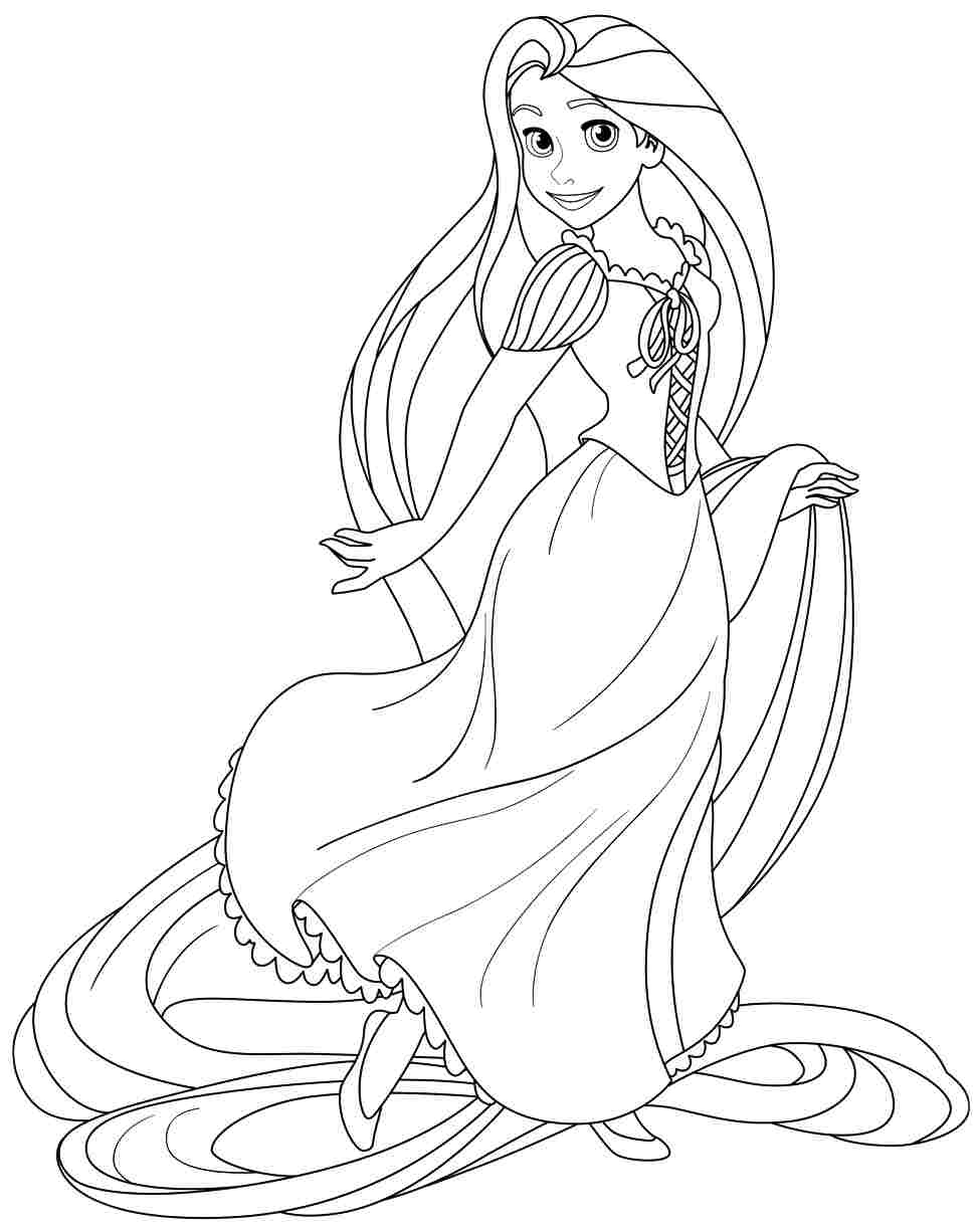 Rapunzel Coloring Pages Printable Rapunzel Coloring Pages Printable
