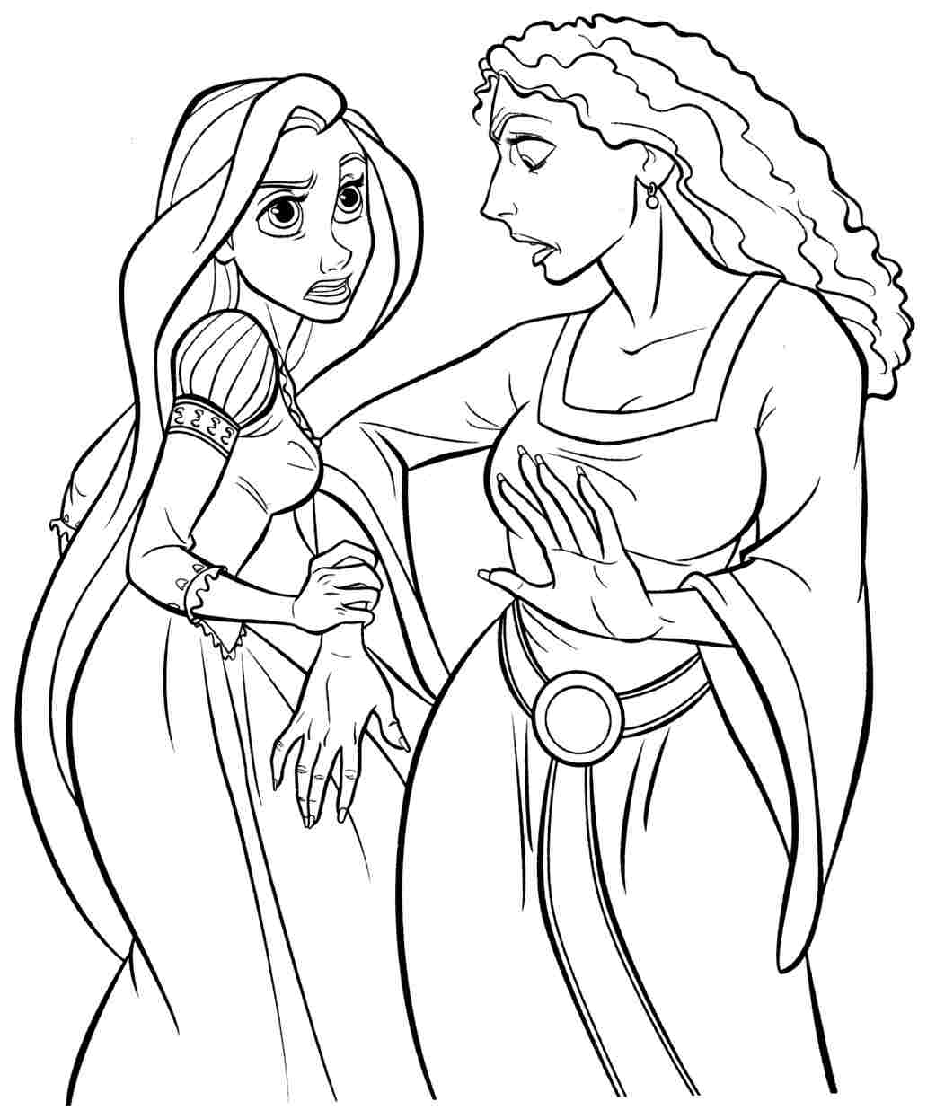 Printable Coloring Pages Of Rapunzel Printable Coloring Pages Of Rapunzel