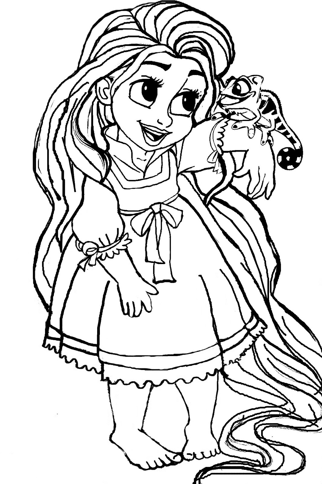 Printable Coloring Pages Rapunzel Printable Coloring Pages Rapunzel