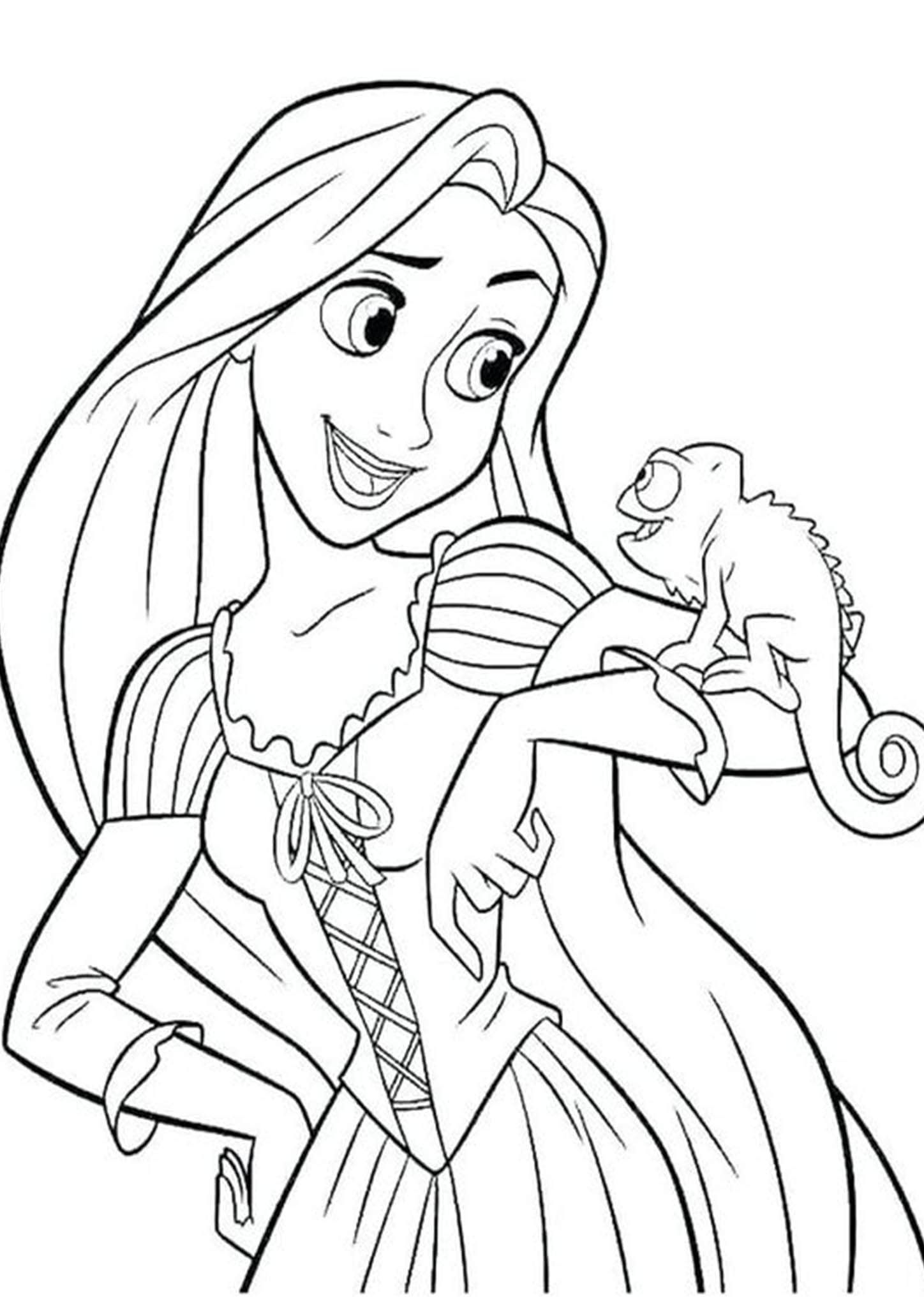Rapunzel Printable Coloring Pages Rapunzel Printable Coloring Pages