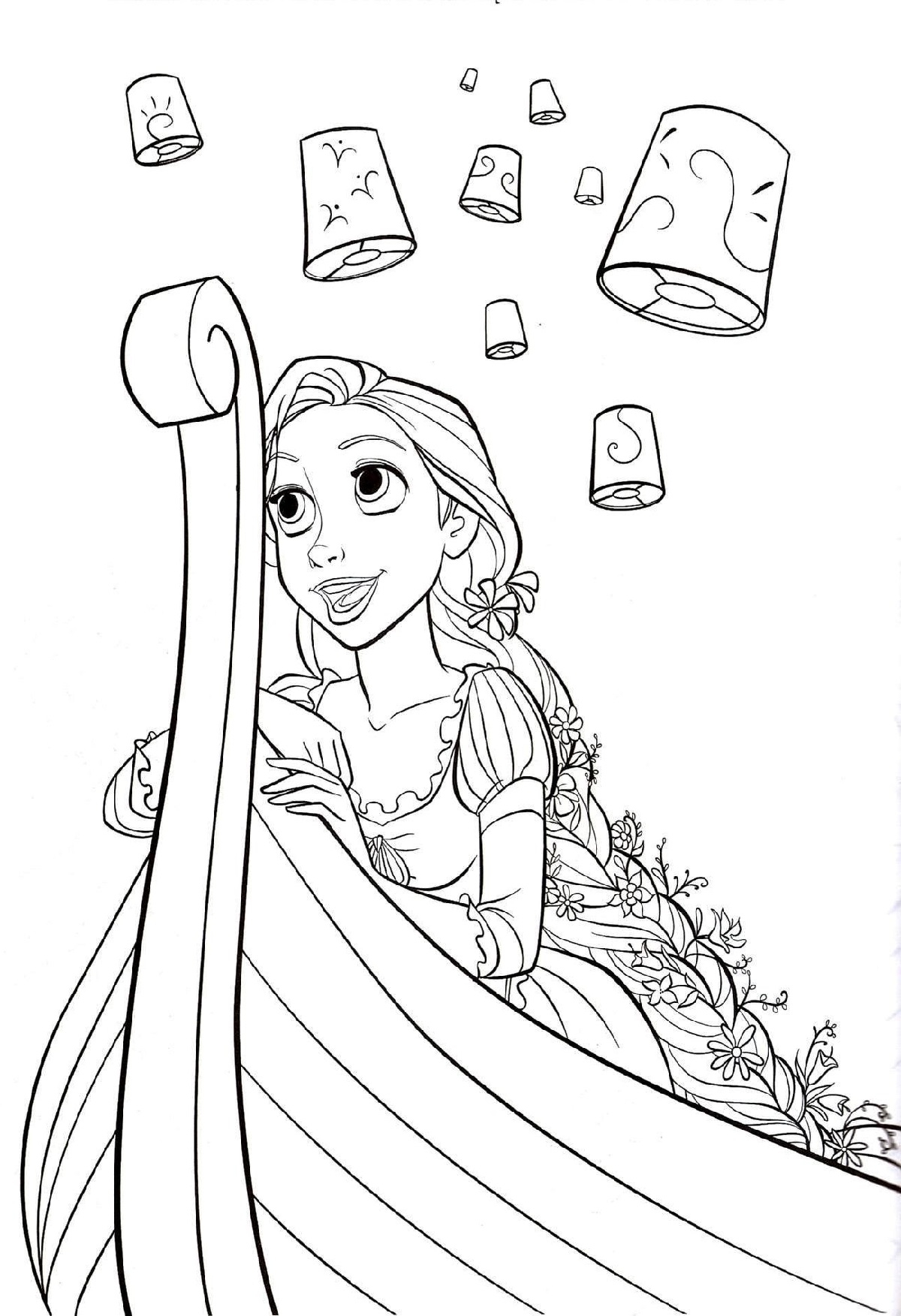 Rapunzel Coloring Pages Printable Rapunzel Coloring Pages Printable