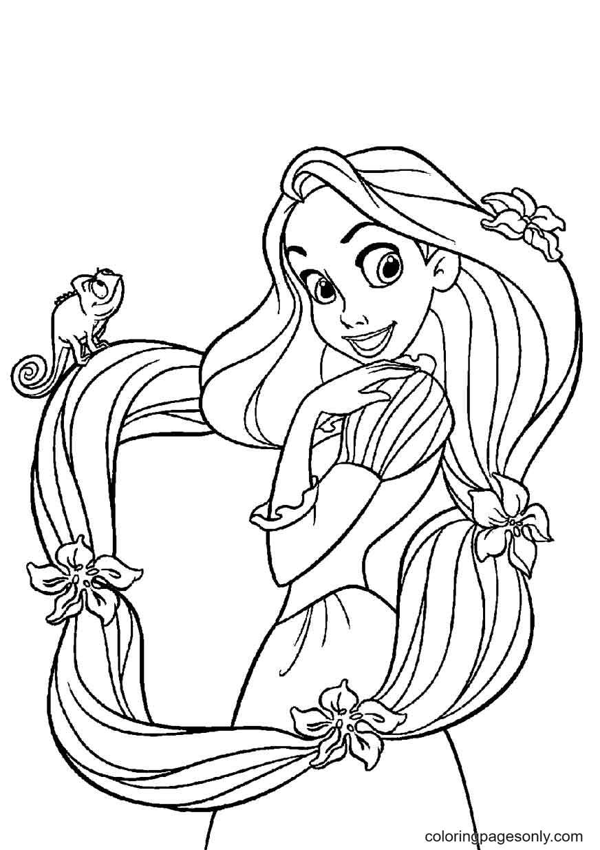 Rapunzel Tangled Coloring Page Free Printable Coloring Pages Rapunzel Tangled Coloring Page Free Printable Coloring Pages