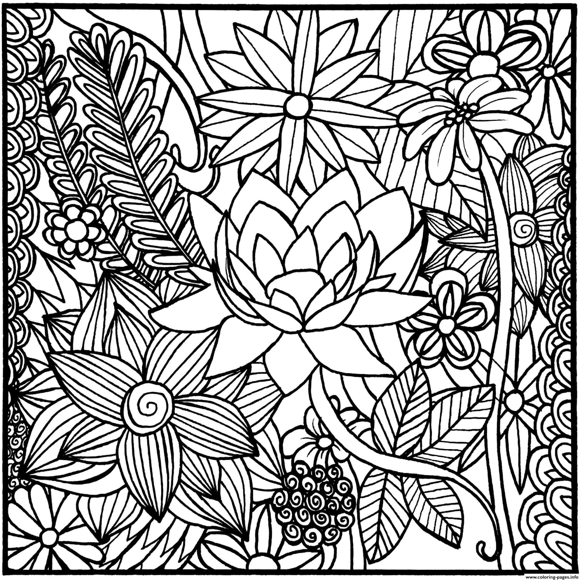 Realistic Flower Coloring Pages Printable Free Printable Lotus Realistic Flower Coloring Pages Printable Free Printable Lotus