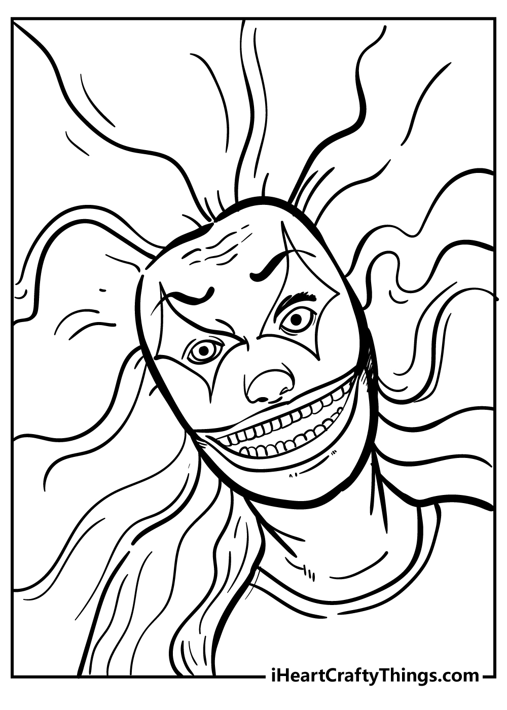 Really Scary Coloring Pages Really Scary Coloring Pages