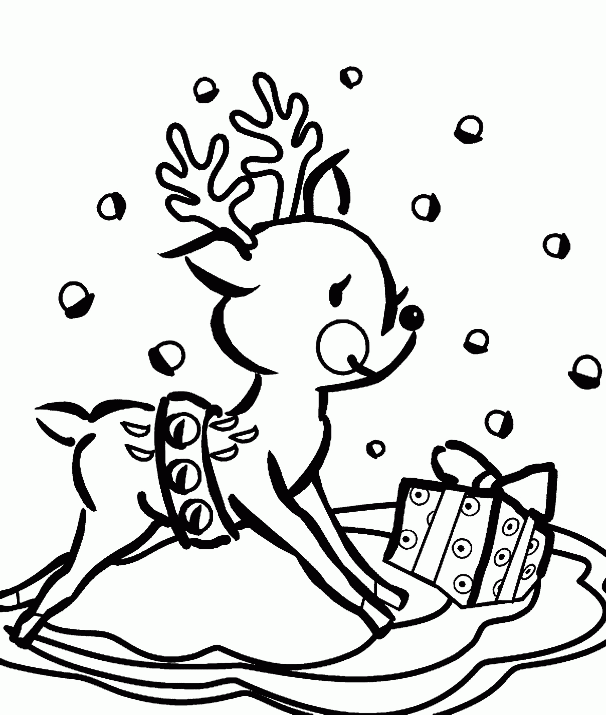 Reindeer Head Coloring Pages Coloring Home Reindeer Head Coloring Pages Coloring Home