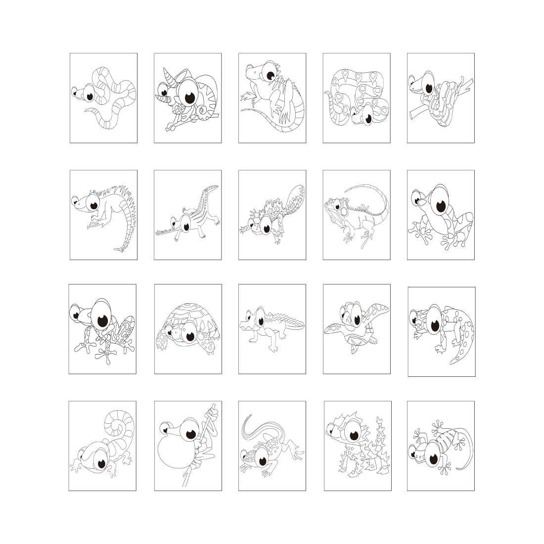 Reptile Coloring Pages Printable Reptile Coloring Pages Printable