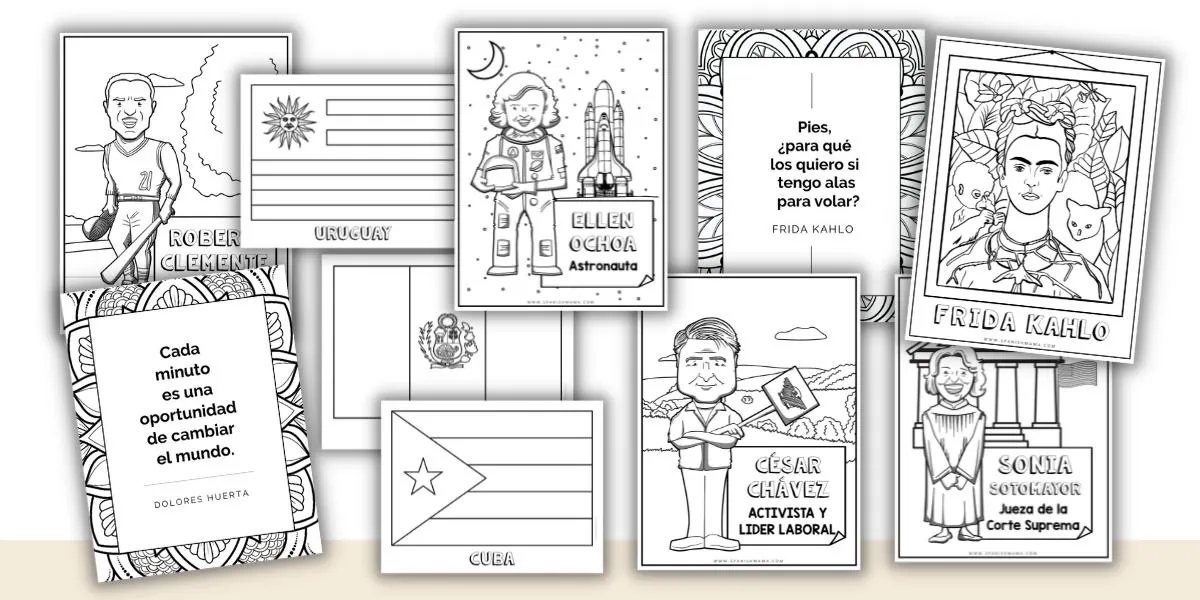 Free Printable Hispanic Heritage Month Coloring Pages Pdf Free Printable Hispanic Heritage Month Coloring Pages Pdf