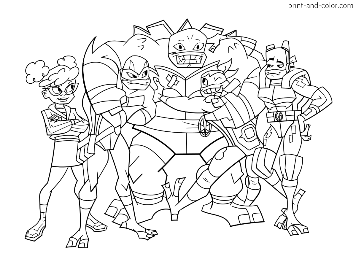 Free Printable Coloring Pages Ninja Turtles
