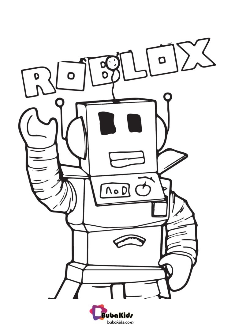Roblox Coloring Page BubaKids Roblox Coloring Page BubaKids