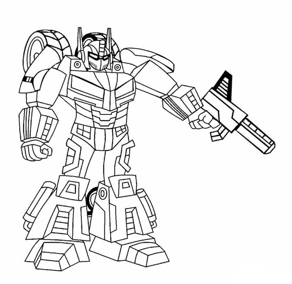 Robot Coloring Pages Printable Robot Coloring Pages Printable