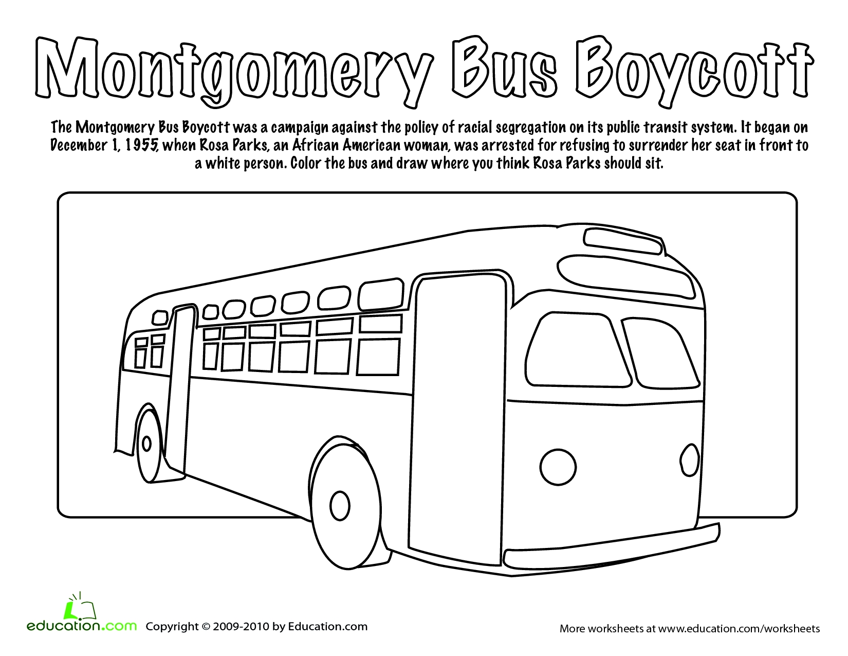Rosa Parks Coloring Pages Coloring Home Rosa Parks Coloring Pages Coloring Home