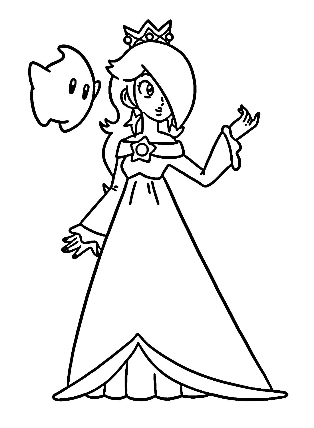 Rosalina From Super Mario Coloring Page Free Printable Coloring Pages Rosalina From Super Mario Coloring Page Free Printable Coloring Pages