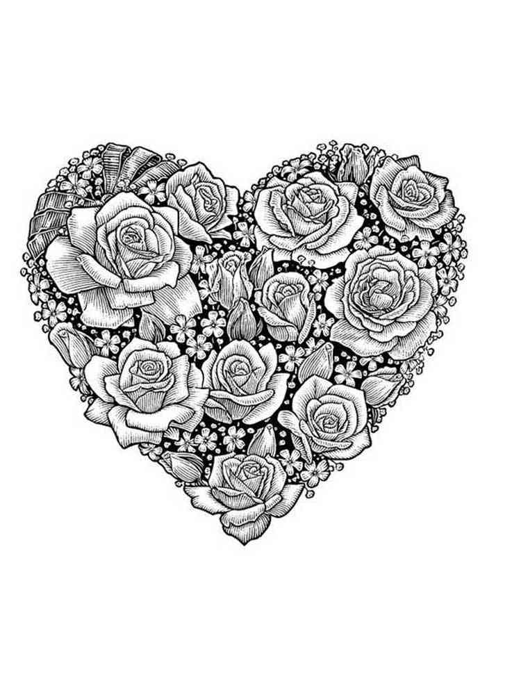 Rose Coloring Pages For Adults Rose Coloring Pages For Adults