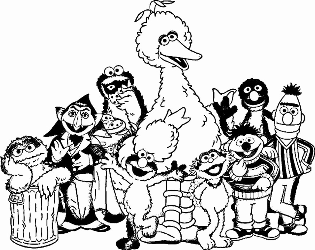 Rosita Sesame Street Coloring Pages At GetColorings Free