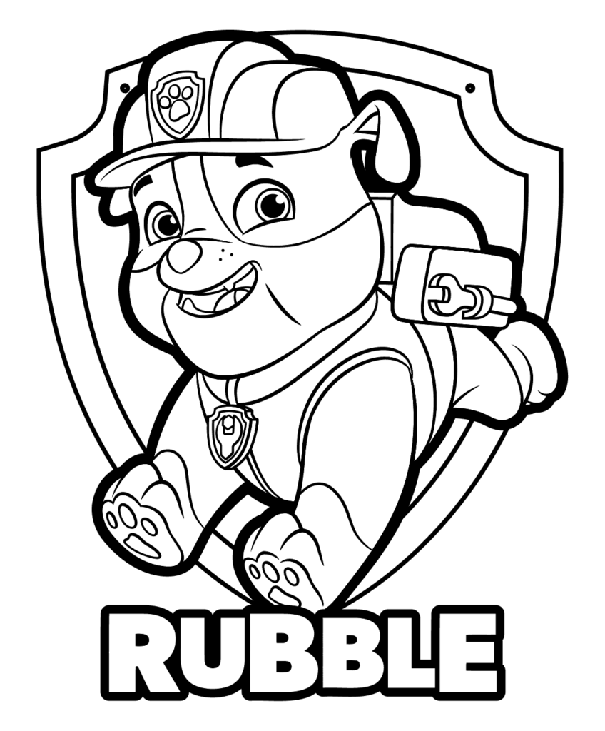 Free Printable Print Paw Patrol Coloring Pages Free Printable Print Paw Patrol Coloring Pages