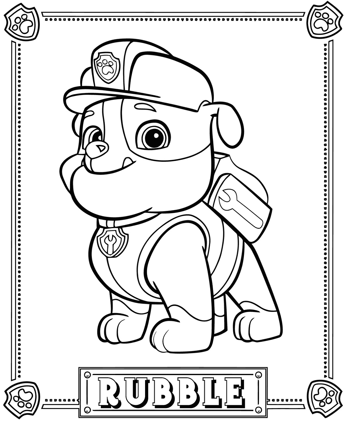 Rubble Paw Patrol Coloring Sheet Vrogue Co Rubble Paw Patrol Coloring Sheet Vrogue Co
